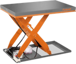 Hydrauliczny nożycowy stół podnośny Unicraft (udźwig: 1000 kg, wymiary: 1300x800 mm, podnoszenie min/max: 190/1010 mm) 3224015