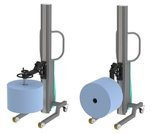 Wózek manipulacyjny elektryczny do przenoszenia rolek (udźwig: 80 kg, wysokość podnoszenia: 1750 mm) 63976850