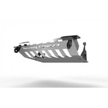 Osłona czołowa z uchwytami do szarpania Jeep Commander XK XH 2005-2011 aluminiowa 59880597