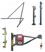 Wciągarka elektryczna linowa budowlana 300kg/30m + sterowanie ręczne 1,5m (udźwig: 300kg) 08179950