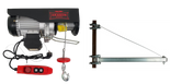 Wyciągarka linowa elektryczna Industrial 230V (udźwig: 300/600 kg, wysokość podnoszenia: 12m / 6m) + Maszt 55979924