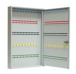 Szafka skrzynka na klucze na 100szt metalowa, kolor: RAL7035 (jasnoszary) (wymiary: 350x520x60 mm) 09276458