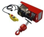 Wciągarka elektryczna linowa budowlana + lina 30m + sterowanie ręczne 1,5m (udźwig: 200 kg) 08115156