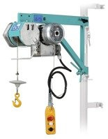 Wciągarka linowa budowlana z przedłużanym wysięgnikiem (udźwig: 200 kg, wysokość podnoszenia: 50 m) 05669580