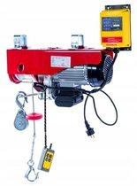 Wyciągarka linowa elektryczna ze sterowaniem zdalnym (udźwig: 500/1000 kg, moc: 1600 W, długość liny: 20 m) 24978766