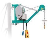 Wciągarka linowa budowlana z podnoszonym wysięgnikiem pod stałym kątem 45º (udźwig: 300 kg, wysokość podnoszenia: 30 m) 05668345