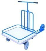 Hulajnoga z platformą GermanTech 690x585 mm, niebieska (udźwig: 150 kg) 99724878