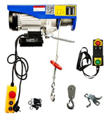 Wyciągarka linowa z pilotem bezprzewodowym (udźwig: 400/800 kg, maks, wysokosć podnoszenia: 18m / 9m, moc: 1800 W) 51980955