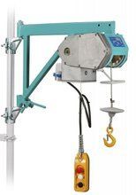 Wciągarka linowa budowlana z uchwytem rusztowaniowym (udźwig: 150 kg, wysokość podnoszenia: 30 m) 05668334