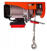 Wciągarka elektryczna, sterowanie bezprzewodowe 230V (udźwig: 800/400 kg, wysokość podnoszenia: 5/10 m, moc: 1300 W) 39282160