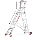 Drabina magazynowa jezdna podest FARAONE (wysokość robocza: 6,12m) 99675059