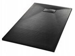 Brodzik prysznicowy prostokatny do lazienki czarny (wymiary: 120 x 70 x 2,6 cm) 22778038