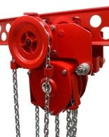 Wyciągarka łańcuchowa przejezdna - z atestem ATEX (udźwig: 3,2 T, wysokość podnoszenia: 3m, zakres toru jeznego: 110-170 mm) 9588159