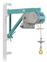 Wciągarka linowa budowlana z przedłużanym wysięgnikiem + kaseta sterownicza na kablu 1.5m (udźwig: 200 kg, wysokość podnoszenia: 30 m) 05668341