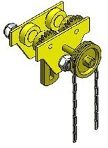 RANG Wózek szynowy jednobelkowy - z napędem (udźwig: 0,5 T,  zakres toru jezdnego: 64-140 mm) 10278714