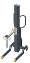Wózek manipulacyjny do przenoszenia i obracania rolek (udźwig: 150 kg, uwysokość podnoszenia: 1449 mm) 63982276