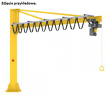 Żuraw słupowy z wyciągarką elektryczną łańcuchową (udźwig: 0,5 T, wysokość podnoszenia: 3m) 95879845